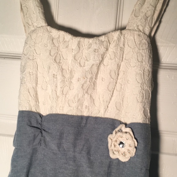 Little girl dress with zipper and the back - Picture 2 of 7